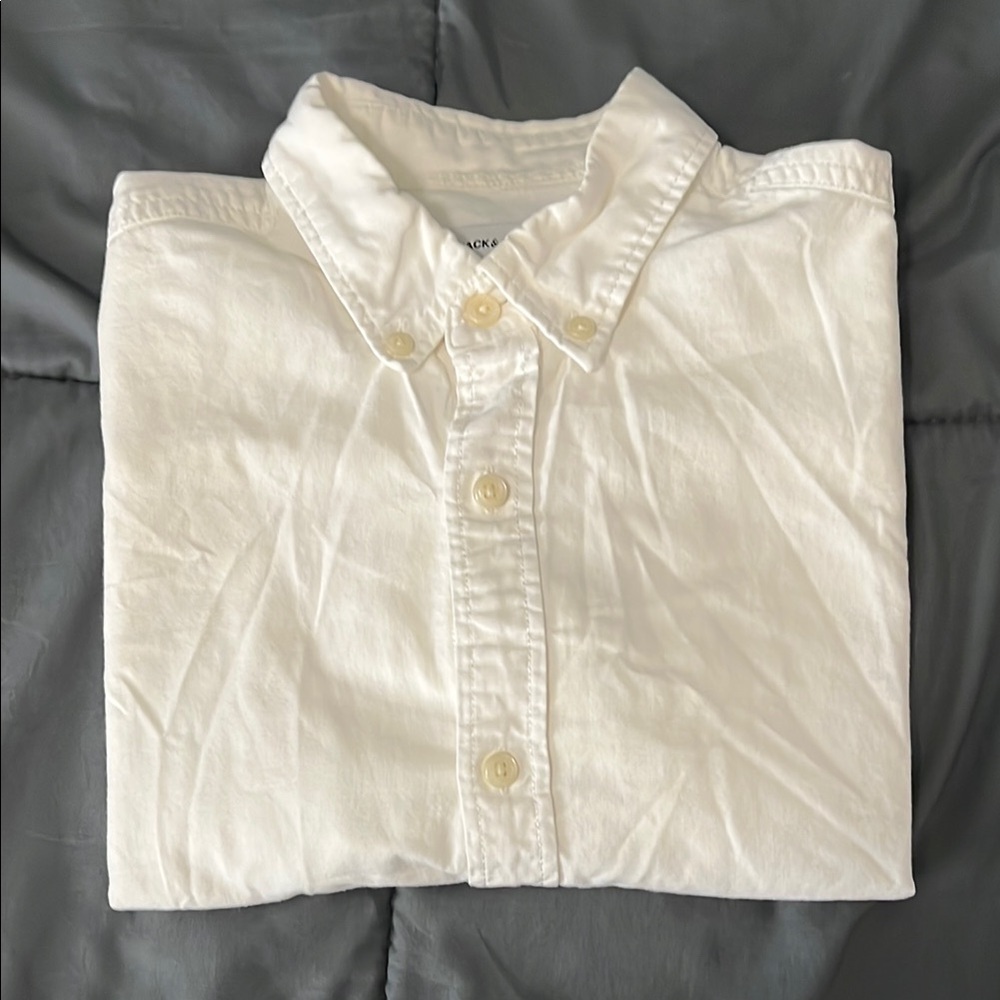 Jack & Jones Short Sleeve Button Down Shirt Size Small